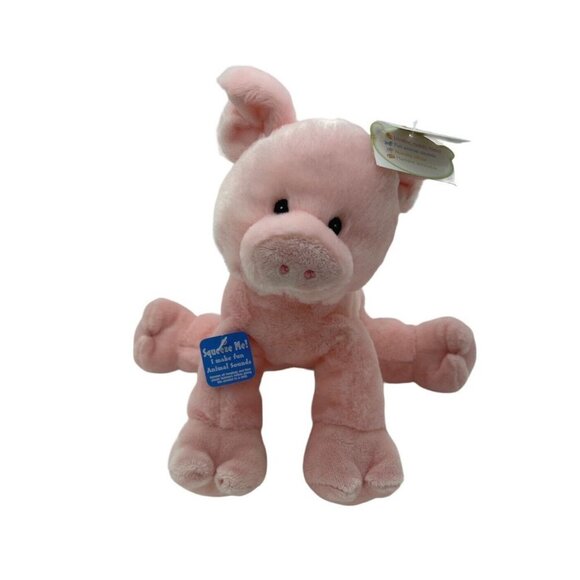 BABY GUND Pink Pig Sweetscoops Oinker 58458 No Sound 9" Plush Stuffed Easter - Picture 1 of 7
